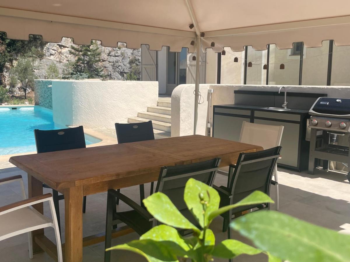 La Villa Des Carriers- Maison Avec Piscine Proche Mer Roquefort Les Pins Dış mekan fotoğraf