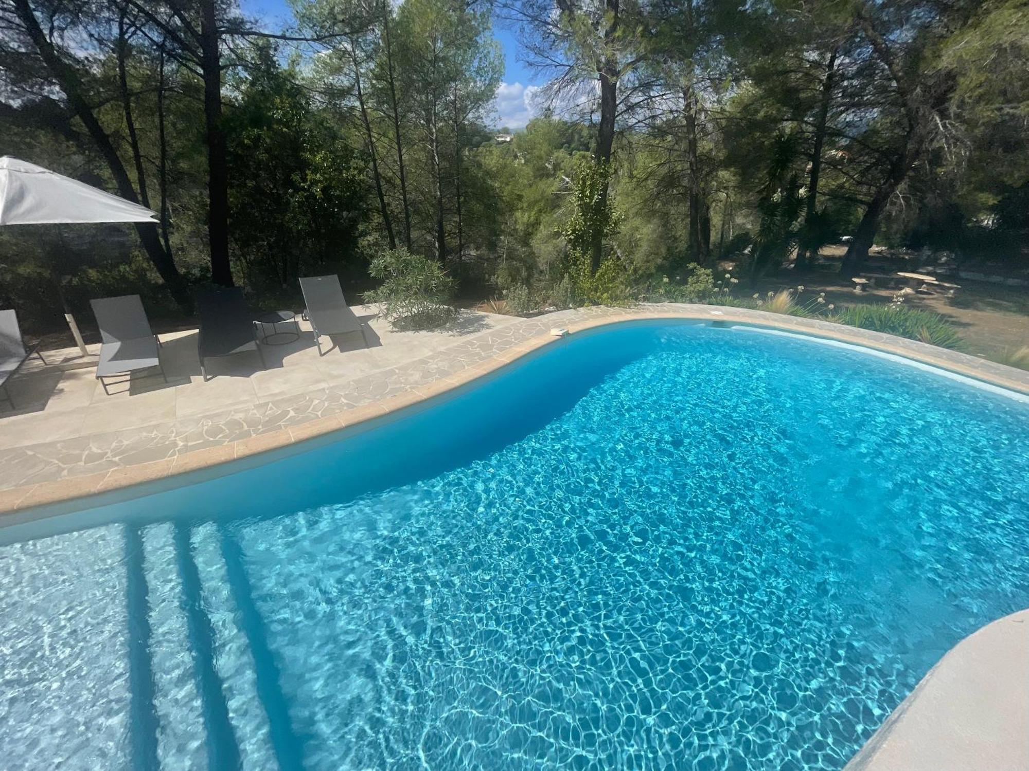 La Villa Des Carriers- Maison Avec Piscine Proche Mer Roquefort Les Pins Dış mekan fotoğraf