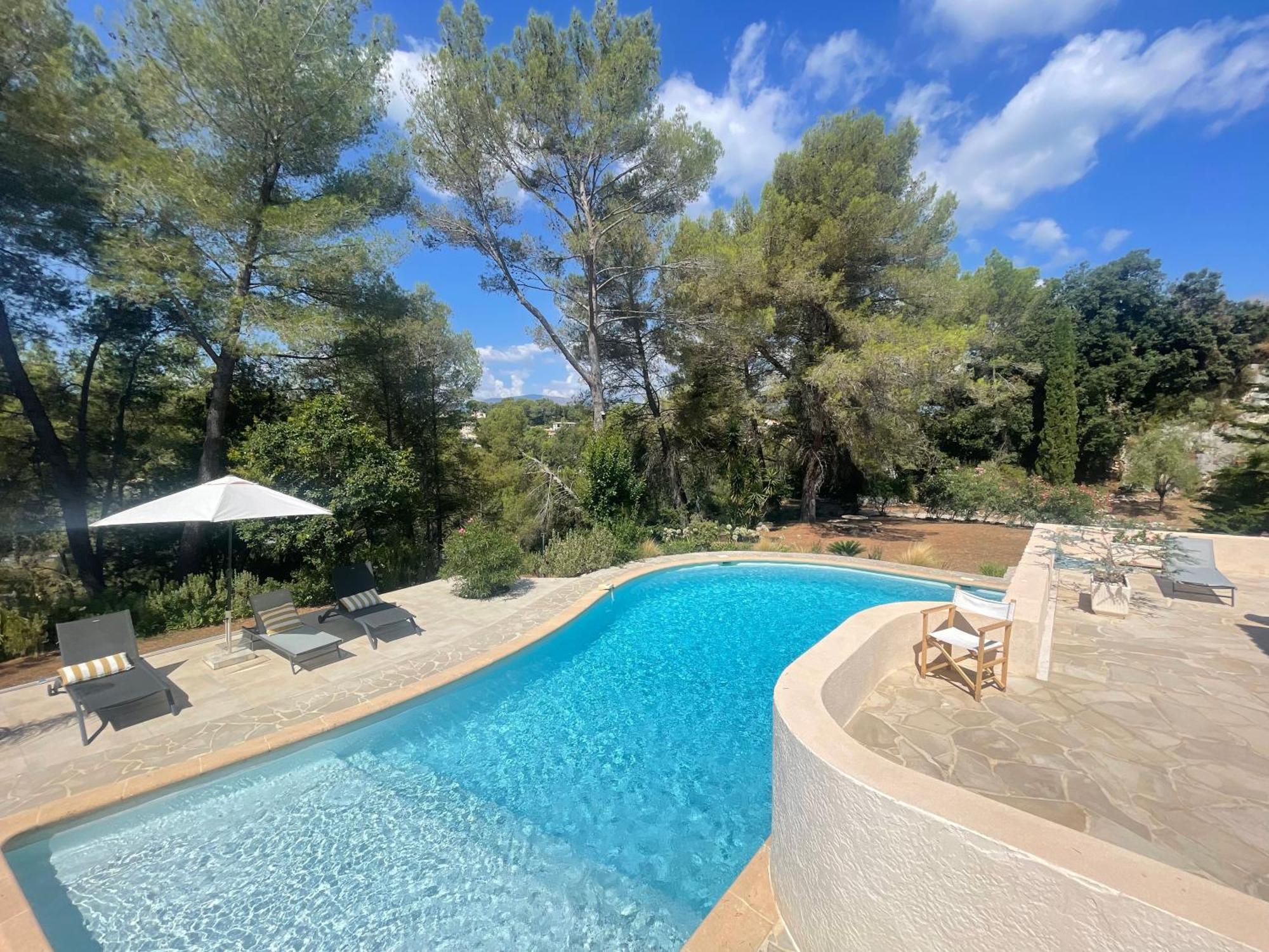 La Villa Des Carriers- Maison Avec Piscine Proche Mer Roquefort Les Pins Dış mekan fotoğraf