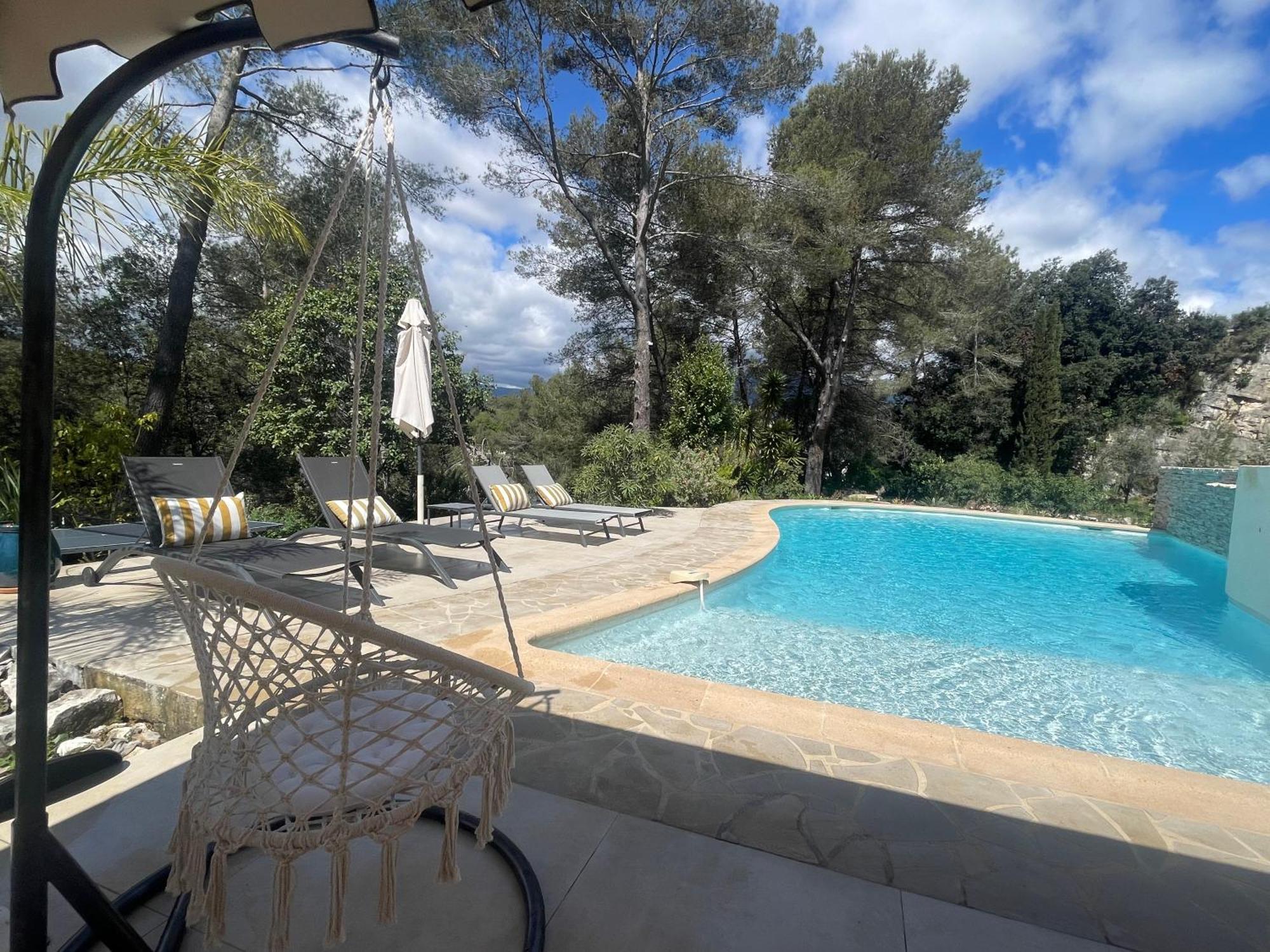 La Villa Des Carriers- Maison Avec Piscine Proche Mer Roquefort Les Pins Dış mekan fotoğraf